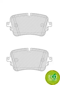 Тормозные колодки дисковые FERODO FDB4807