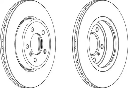 Тормозные диски FERODO DDF1174C-1