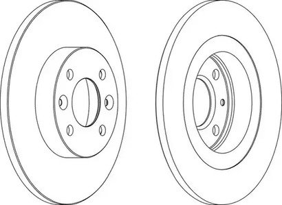 Диск тормозной FERODO DDF1502C