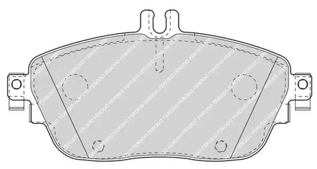 Колодки тормозные дисковые FERODO FDB4245