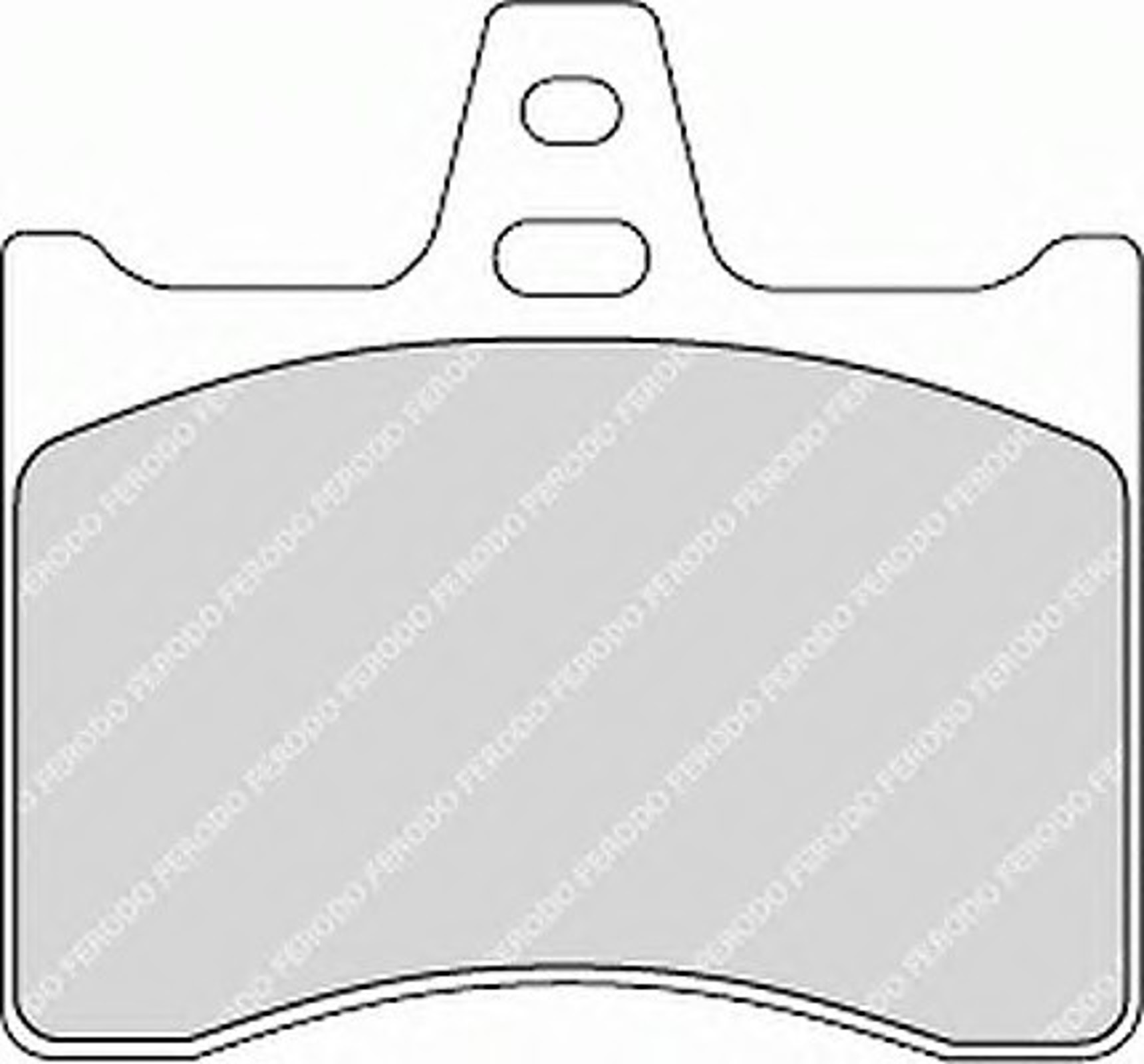 Колодки тормозные дисковые FERODO FDB1070
