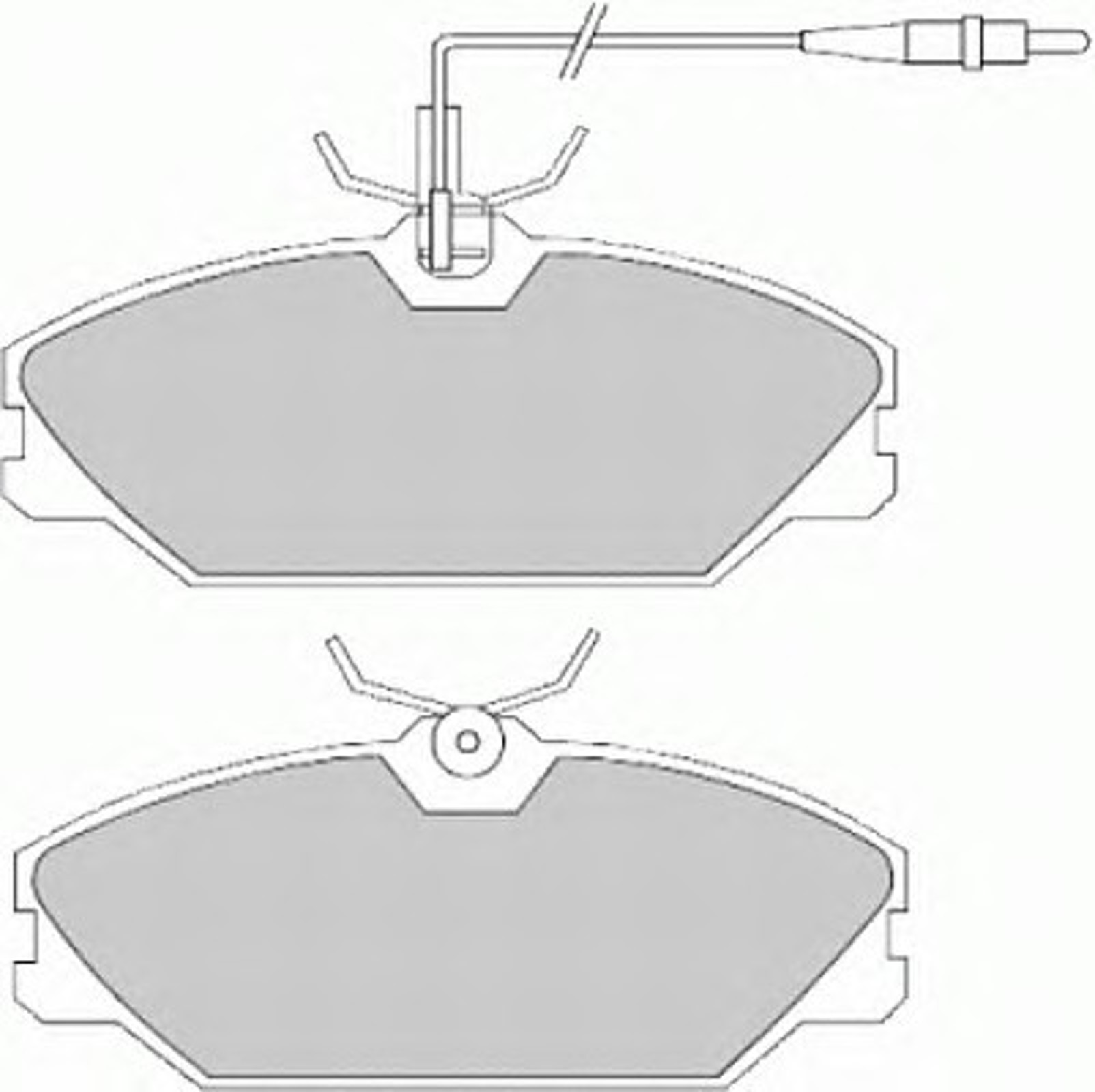 Колодки тормозные дисковые FERODO FDB1085