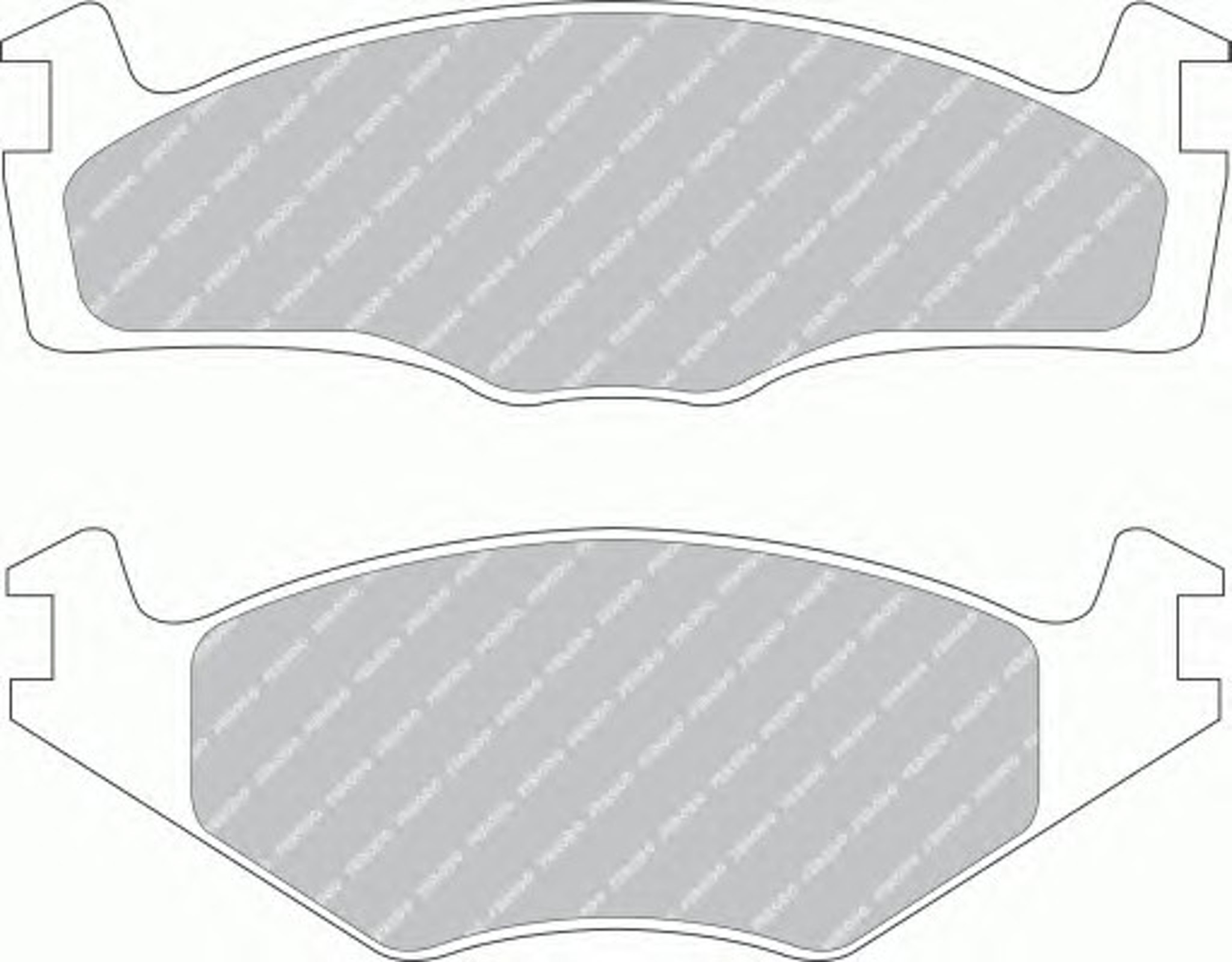 Колодки тормозные дисковые FERODO FDB392G