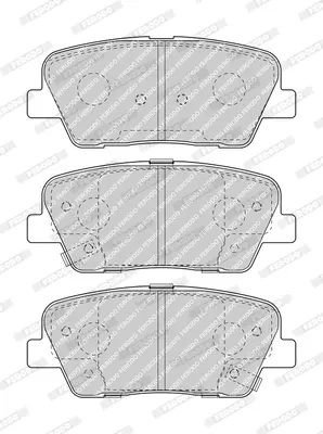 Колодки тормозные дисковые FERODO FDB4391
