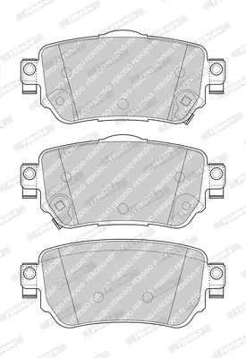Колодки тормозные дисковые FERODO FDB4842