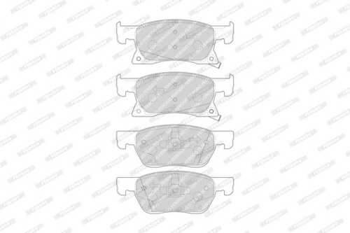 Тормозные колодки kpl. передн. opel astra k 1.0-1.6d 06.15- FERODO FDB4933