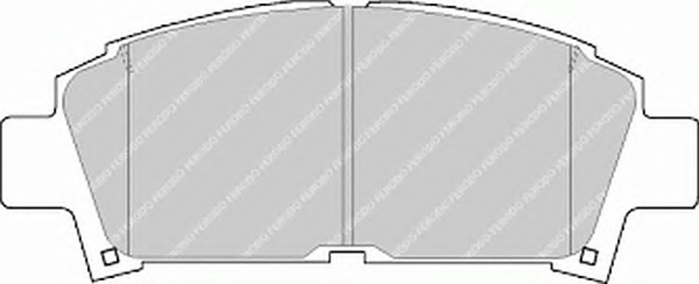 Колодки тормозные дисковые FERODO FDB928