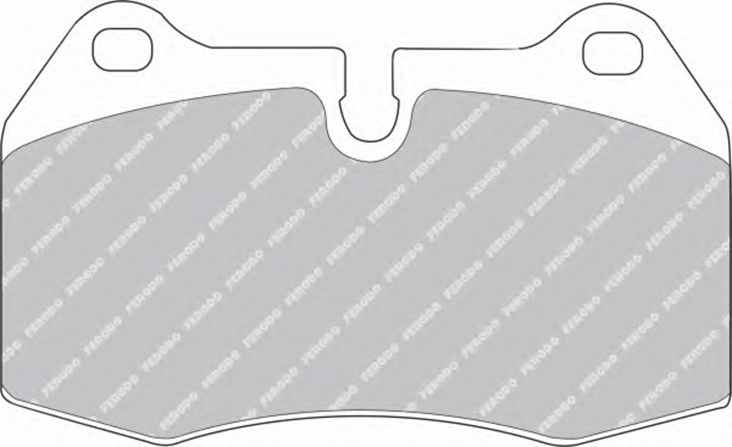 Колодки тормозные дисковые FERODO FDB998