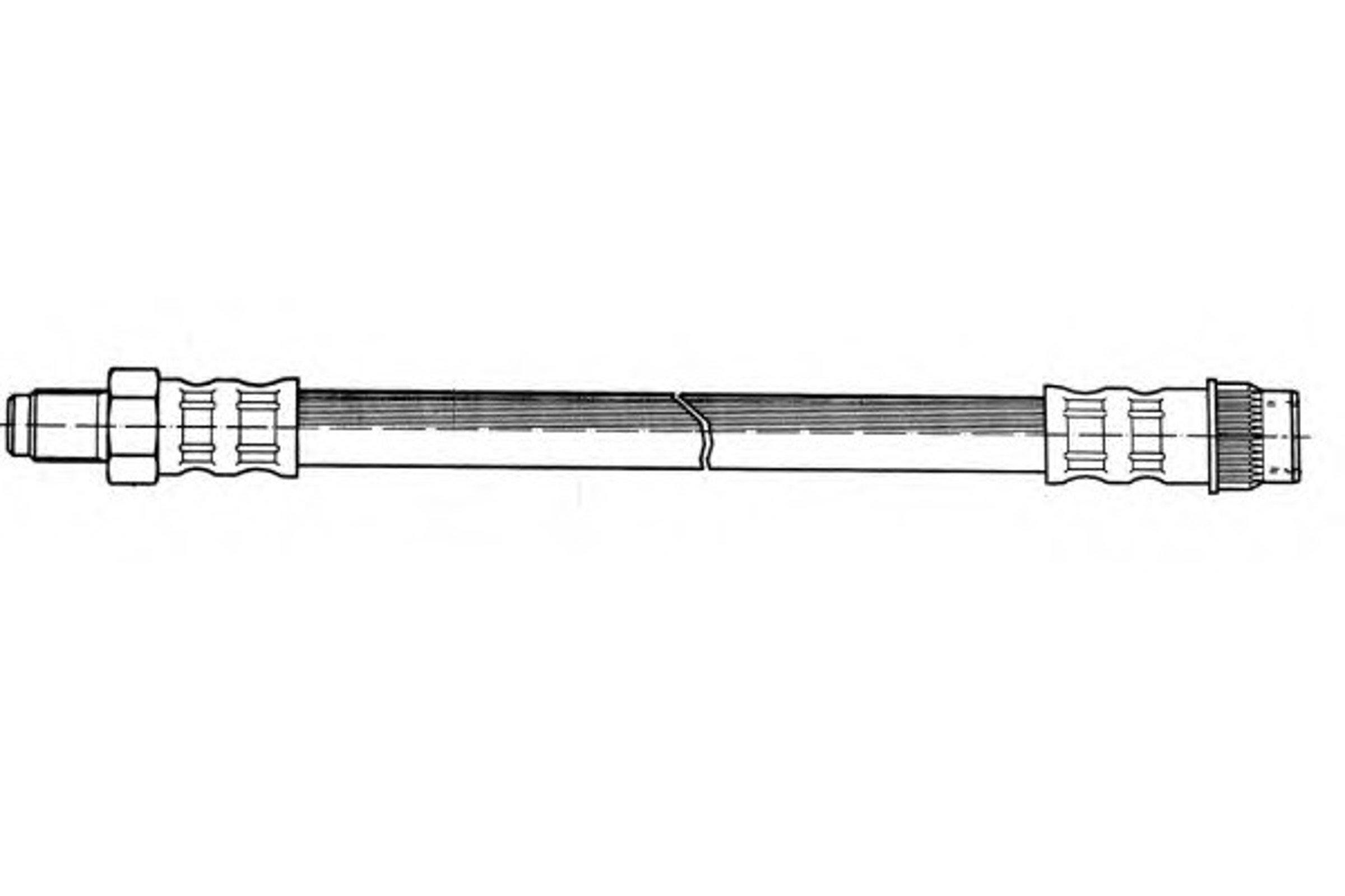 Шланг тормозной FERODO FHY2046