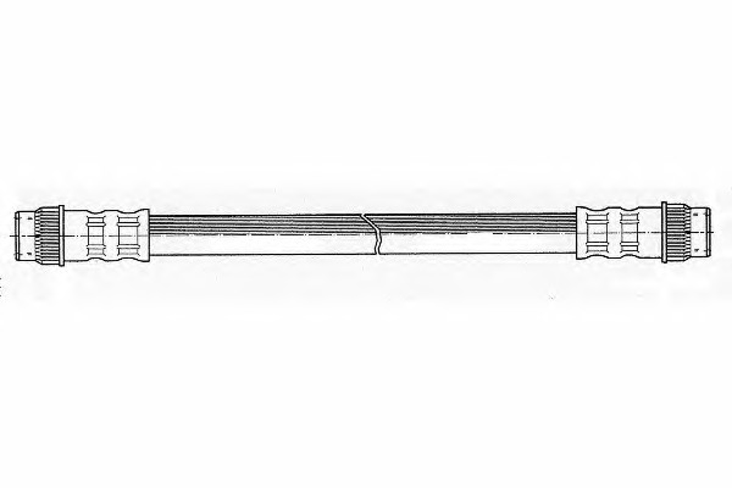 Шланг тормозной FERODO FHY2158