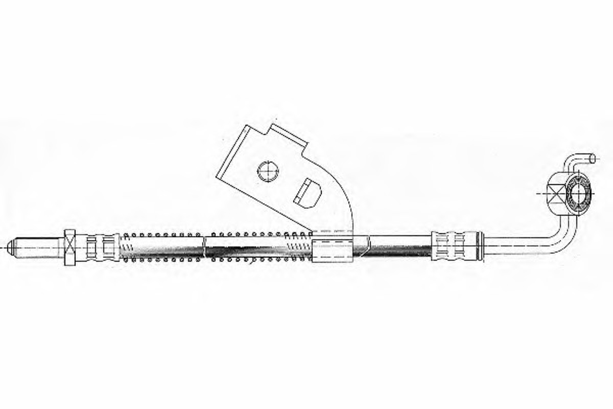 Шланг тормозной FERODO FHY2422