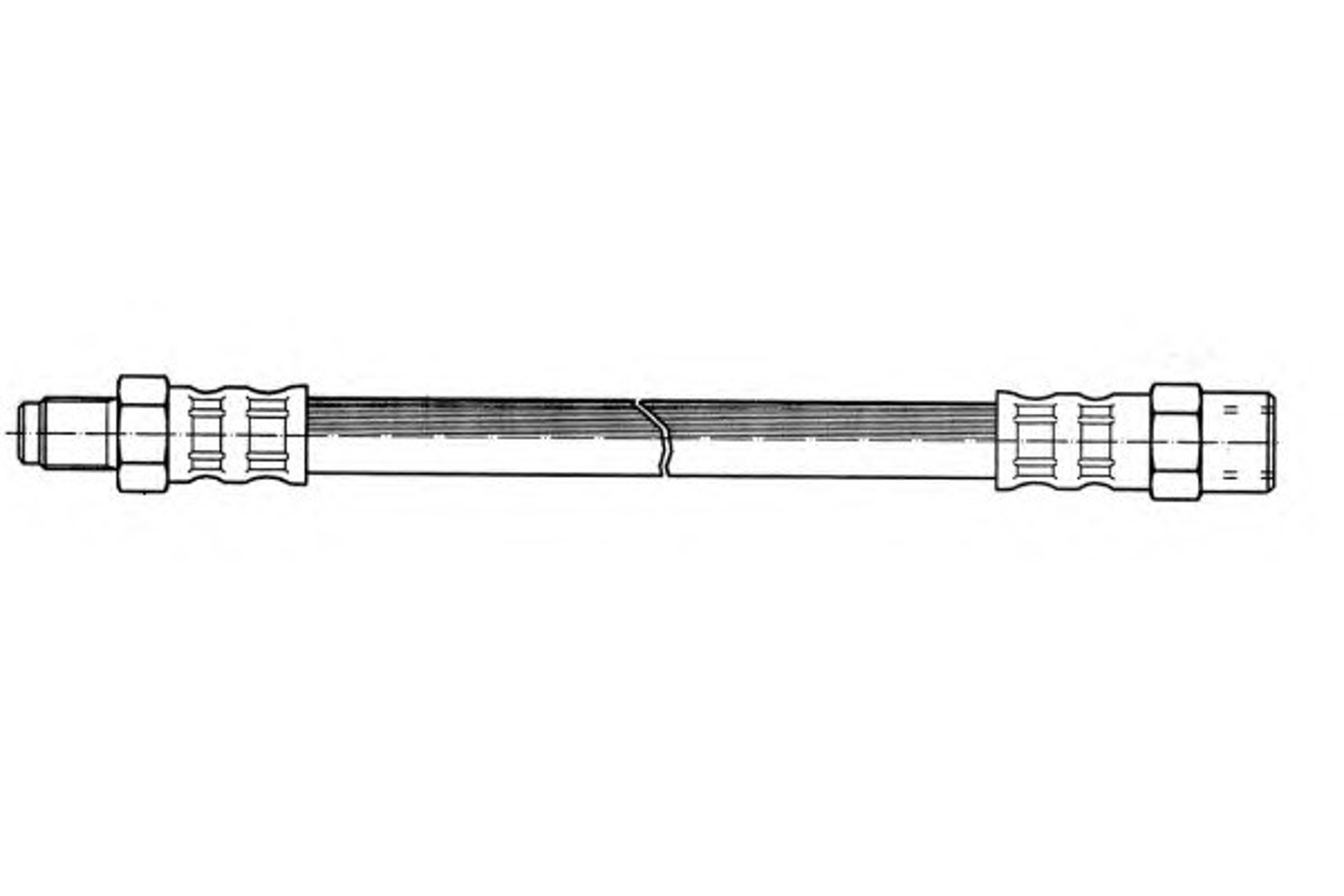 Шланг тормозной FERODO FHY2432
