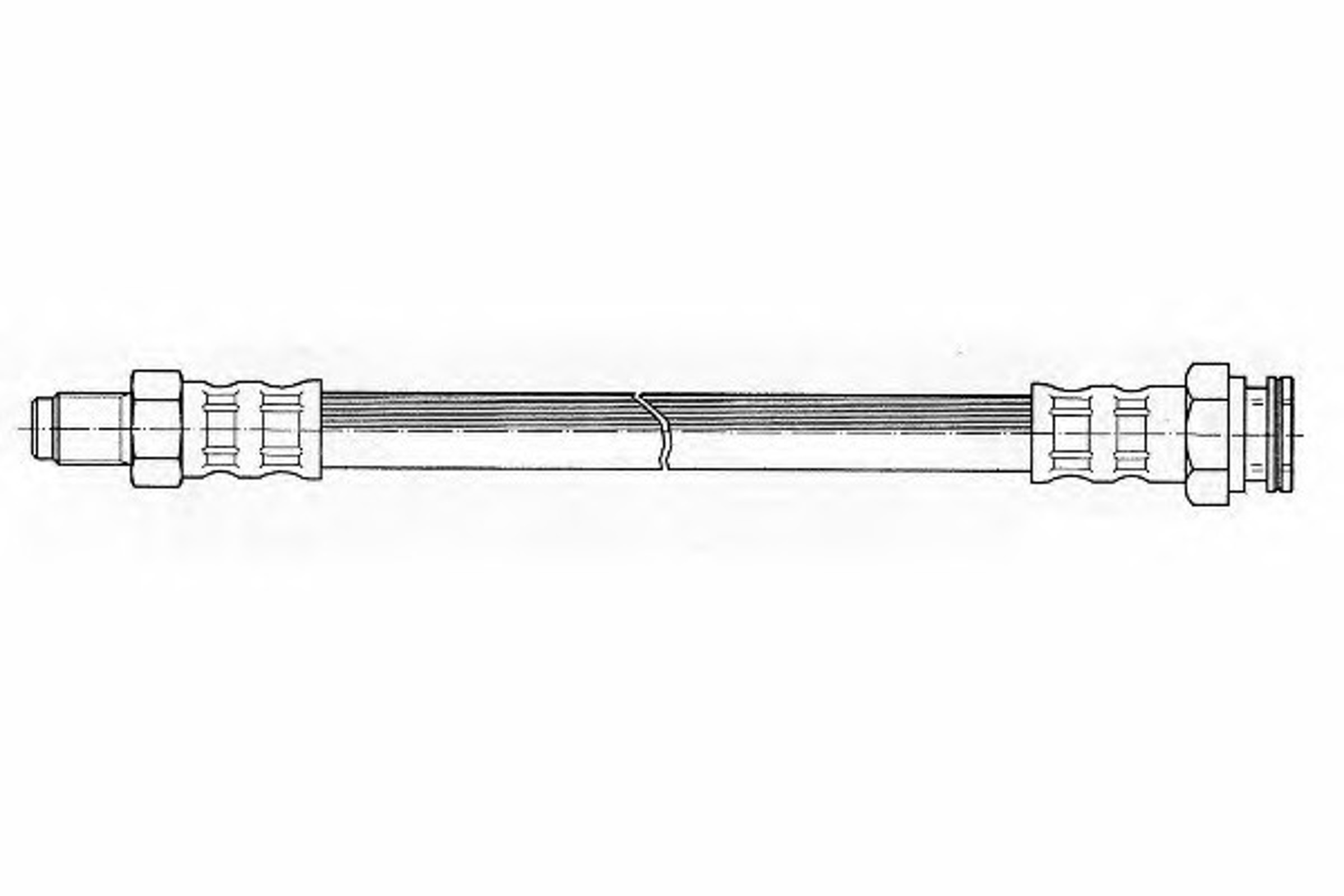 Шланг тормозной FERODO FHY2481