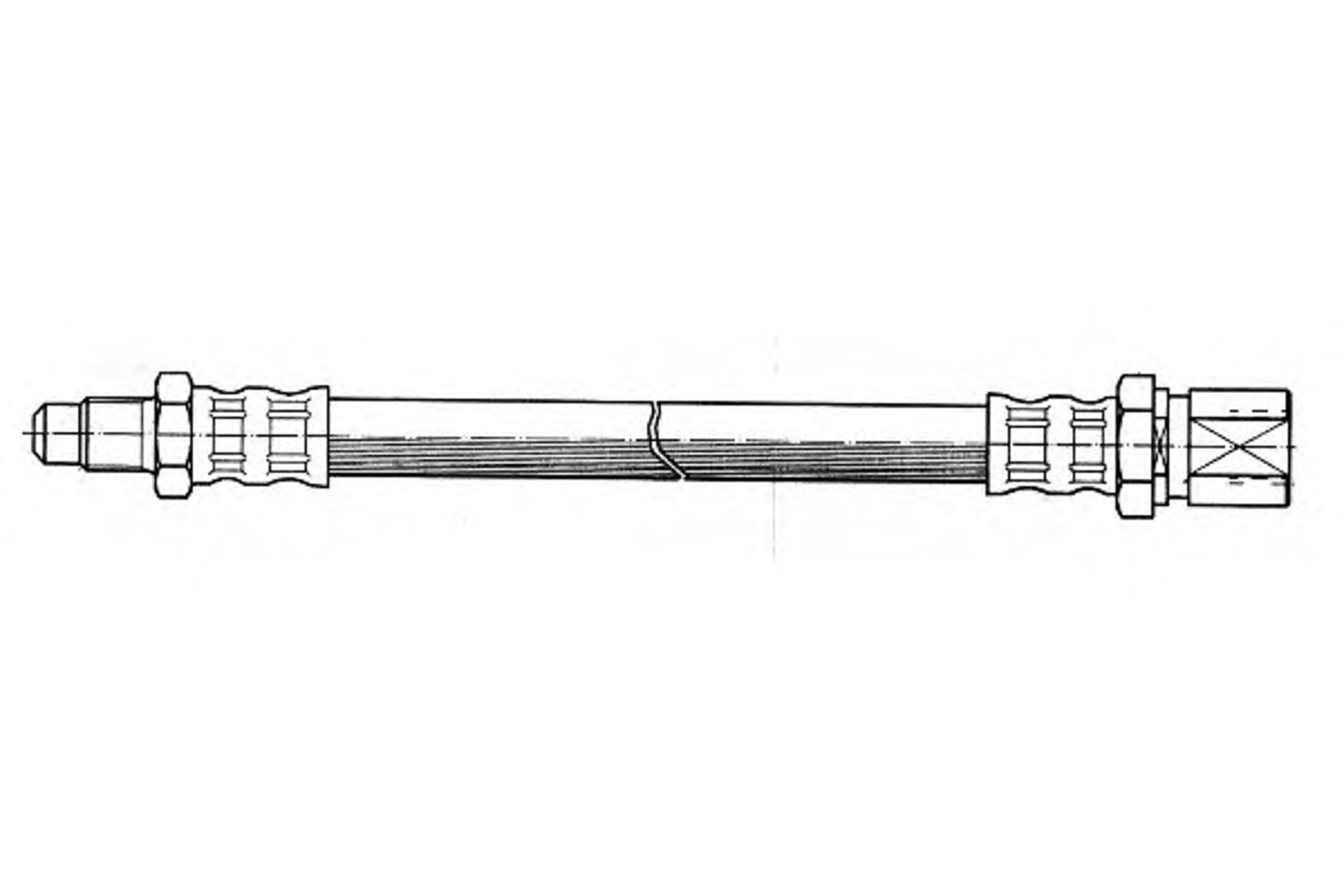 Шланг тормозной FERODO FHY2486