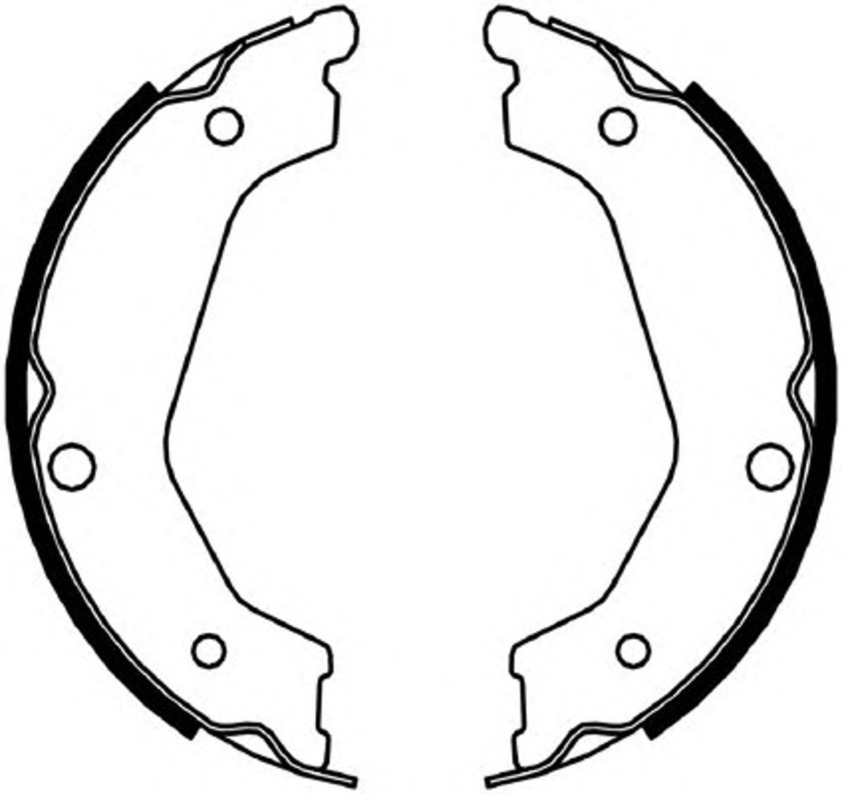 Колодки тормозные барабанные FERODO FSB4048