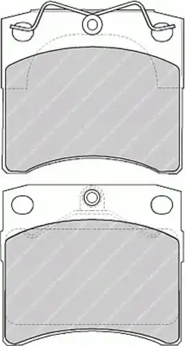 Тормозные колодки FERODO FVR1131