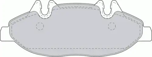 Тормозные колодки FERODO FVR1493