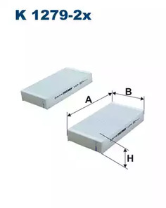 Фильтр воздуха во внутренном пространстве FILTRON K1279-2X