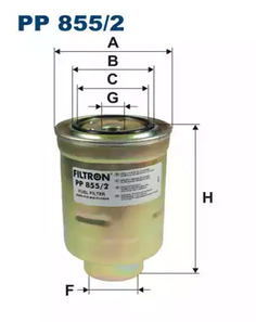 Фильтр топливный FILTRON PP855/2