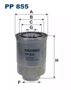Фильтр топливный FILTRON PP855