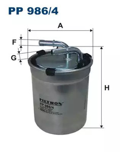 Фильтр топливный FILTRON PP986/4