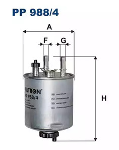 Фильтр топливный FILTRON PP988/4