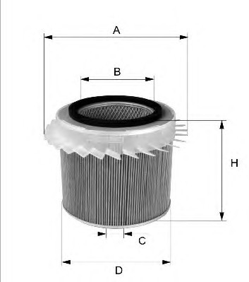 Воздушный фильтр FILTRON AM 468/4