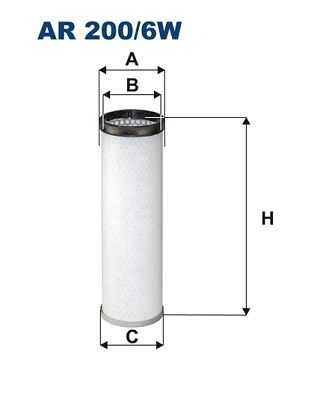 Фильтр воздушный FILTRON AR200/6W