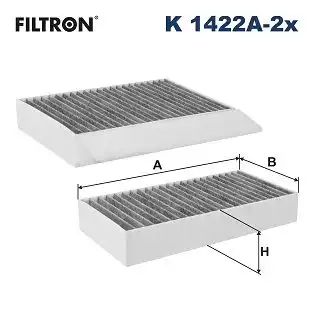 Фильтр салонный FILTRON K1422A-2x
