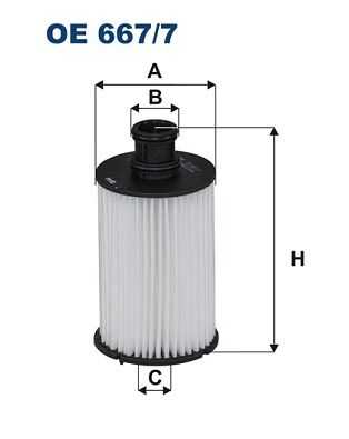 Масляный фильтр filtron FILTRON OE 667/7