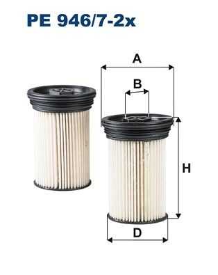 Топливный фильтр filtron FILTRON PE 946/7-2X