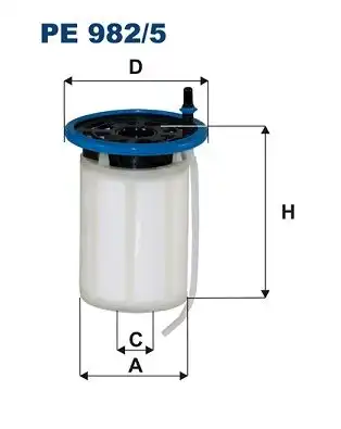 Фильтр топливный alfa romeo stelvio (949) 220 16- 220 16- 220 16- 220 16- 220 18- 220 18- 220 18- FILTRON PE982/5