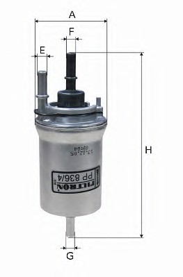 Топливный фильтр FILTRON PP 836/2