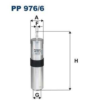 Топливный фильтр filtron FILTRON PP 976/6