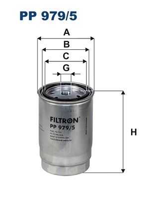 Топливный фильтр filtron FILTRON PP 979/5