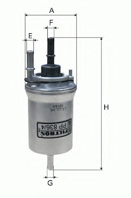Топливный фильтр FILTRON PP836/4