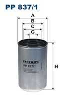 Топливный фильтр FILTRON PP837/1