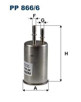 Фильтр топливный FILTRON PP866/6