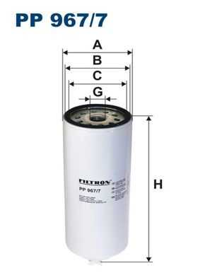 Фильтр топливный FILTRON PP967/7