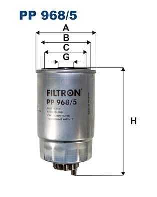 Фильтр топливный FILTRON PP968/5