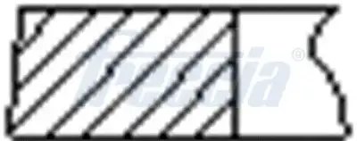 Кольца двс поршневые (к-т на 1 поршень) FRECCIA FR10-200800