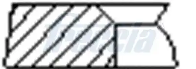 Кольца двс поршневые (к-т на 1 поршень) FRECCIA FR10-507500