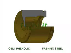 Поршень корпуса скобы тормоза FRENKIT P605603