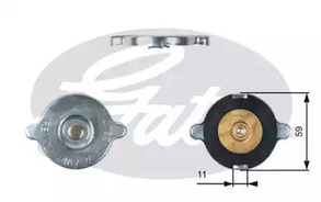 Крышка радиатора GATES RC117