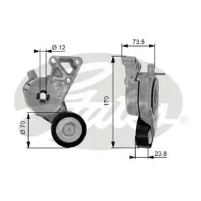 Натяжитель ремня клинового зубча drivealign GATES T38148