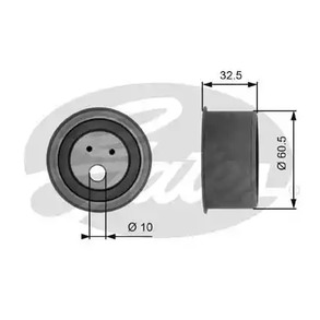 Натяжной ролик ременьа грм powergrip GATES T41054