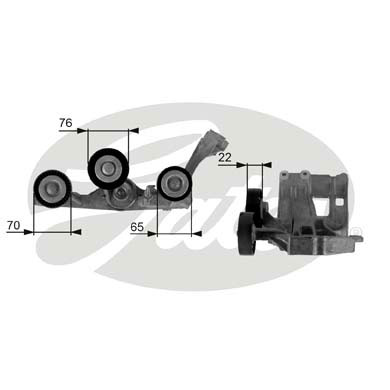 Натяжитель ремня клинового зубча drivealign GATES T38429