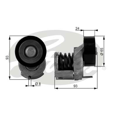 Натяжитель ремня клинового зубча drivealign GATES T38439