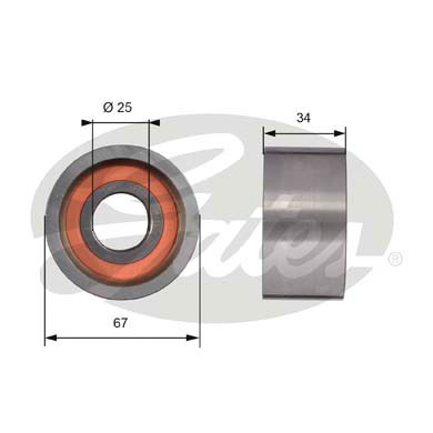 Ролик зубчатого ремень powergrip GATES T41178