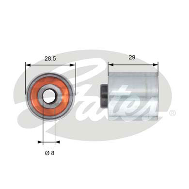 Ролик зубчатого ремень powergrip GATES T42148